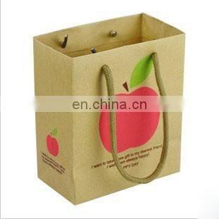 25*40*10 color printed art paper bag with handle,shopping bag for clothes promotion