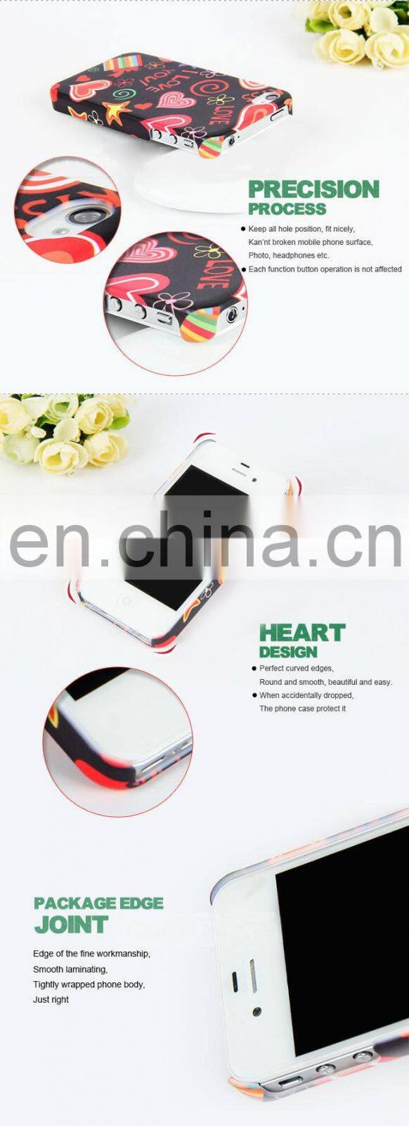 sublimation printing flip leather phone cover for iPhone 7