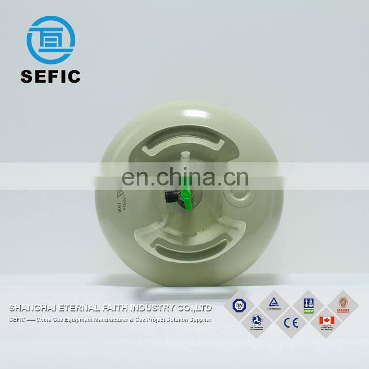 Wholesale 13.4L 30LB Steel Balloons Helium Gas Cylinder With Ribbon