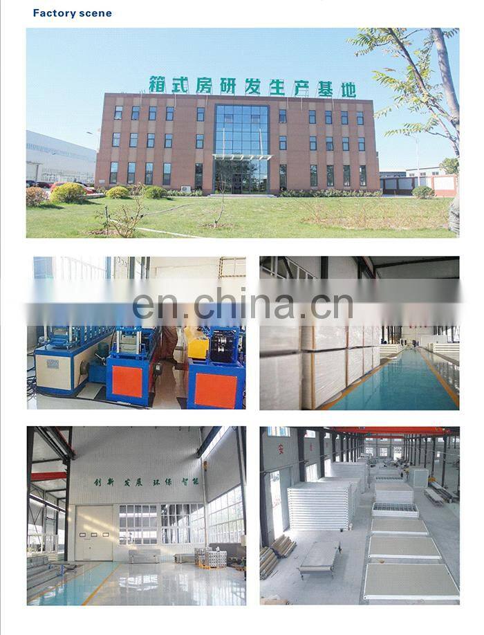 luxury modular flat pack container house with toilet bathroom office