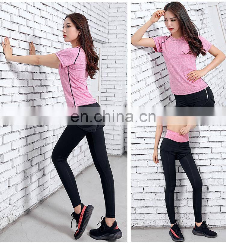 No MOQ 5 - piece suit sets Seamless Gym Sport Wears Women Sportswear