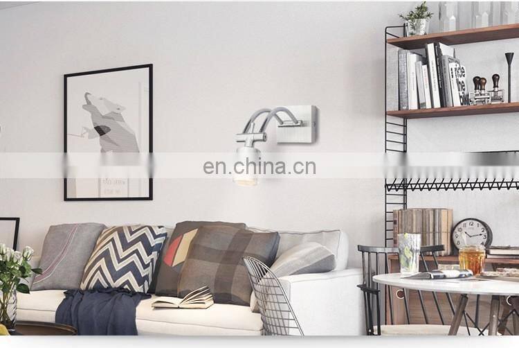 Wholesale Price Led Bedside Reading Lamp 150mm Length Swing Arm Led Wall Reading Lamp Hotel Bed Room Wall Lamp