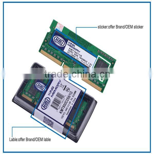 manufacturing company ram laptop ddr2 1gb