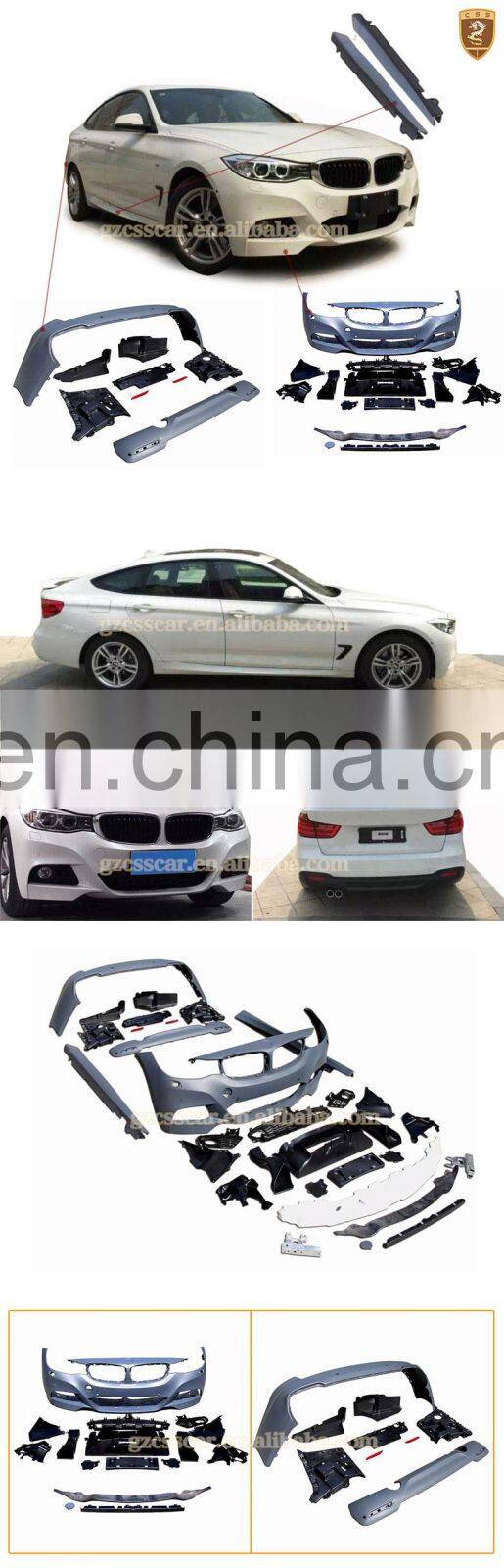 Best price car bumper guard for BNW 3 series GT F34 to MT style body kit