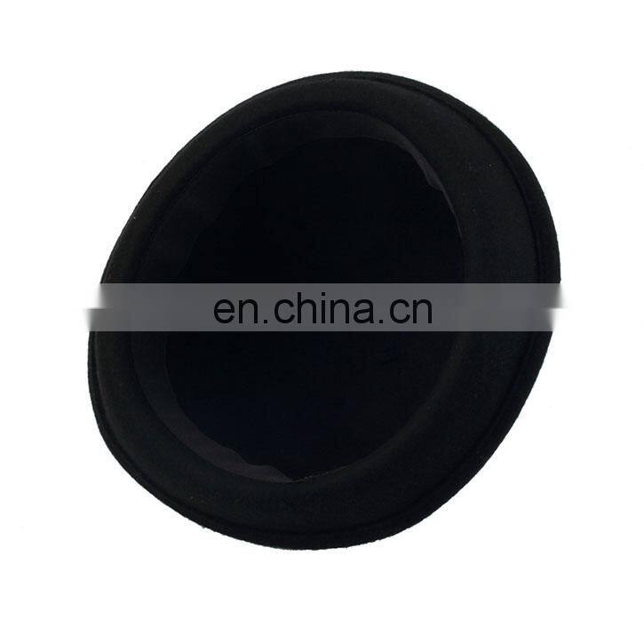 Vintage Women Men Woolen Roll Brim Bowler Hats Unisex Billycock Classic Mini Wholesale