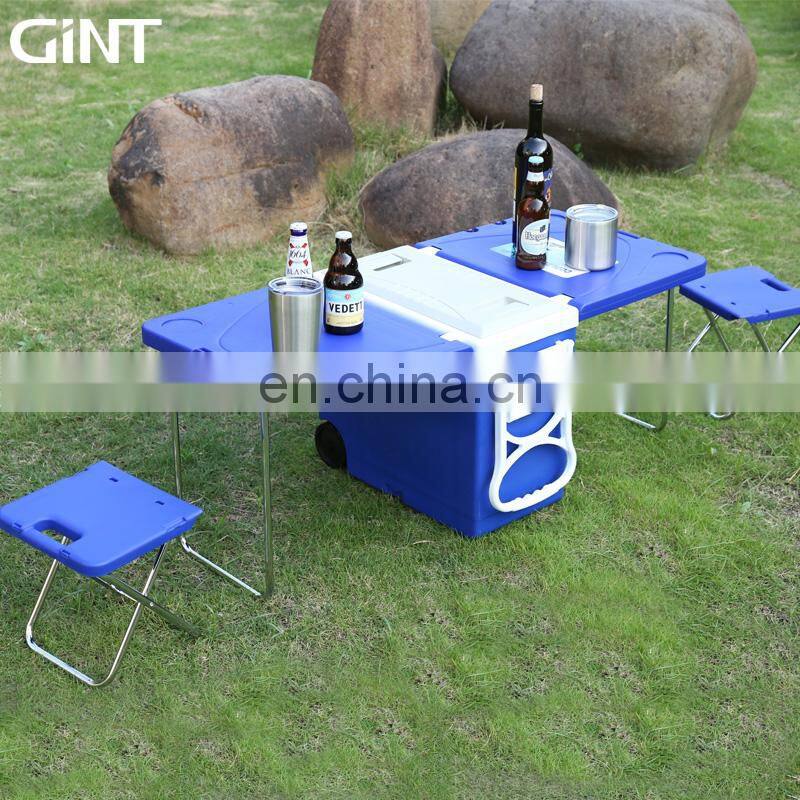 GiNT New Arrival Hot Selling Food Grade PP EPS Foam Cooler Box Hard Coolers with Tables Ice Chest