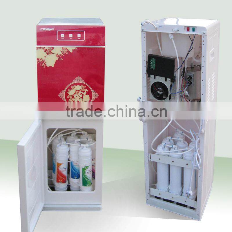 Direct drinking hot cold water dispenser with 7 stage purification system,reverse osmosis water dispenser