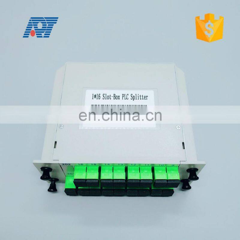 Qingdao Factory price 1*8 1*16 1*32 card PLC splitter