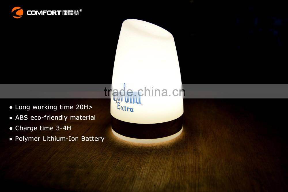 LED Colorful Wireless Table Lamp Dimmable Lamp with USB Port use in hotel and restaurant