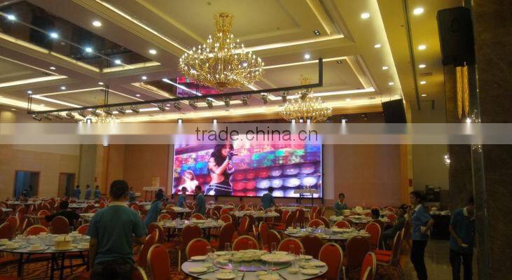 P6 indoor Installation Fast Rental stage car show full color led indoor LED screen