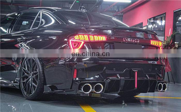 Runde For Lynk & Co 03 Upgrade Robot Style Newest Body Kit Front Lip Rear Diffuser Spoiler Side Skirts Wide Wheel Eyebrows