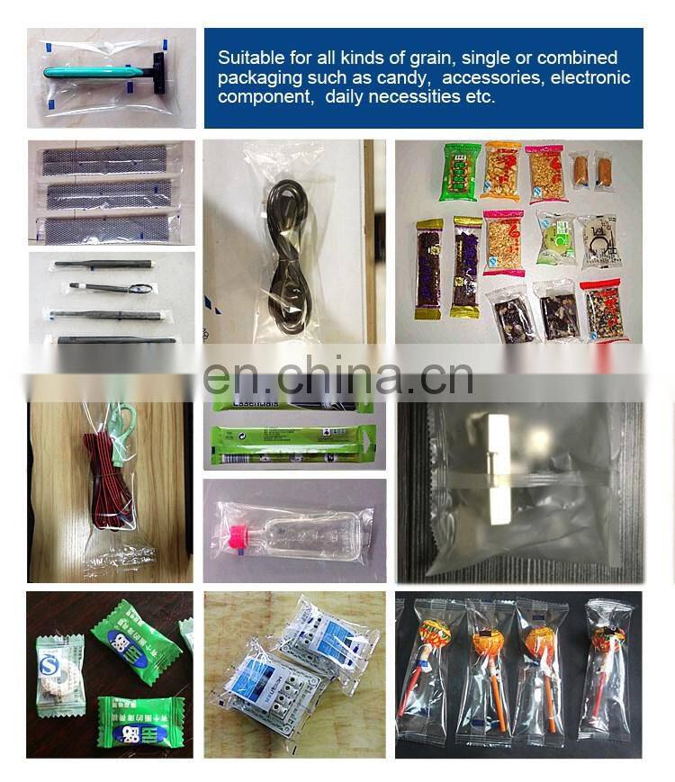 horizontal flowpack auto wrap packaging machine ice cube packing line