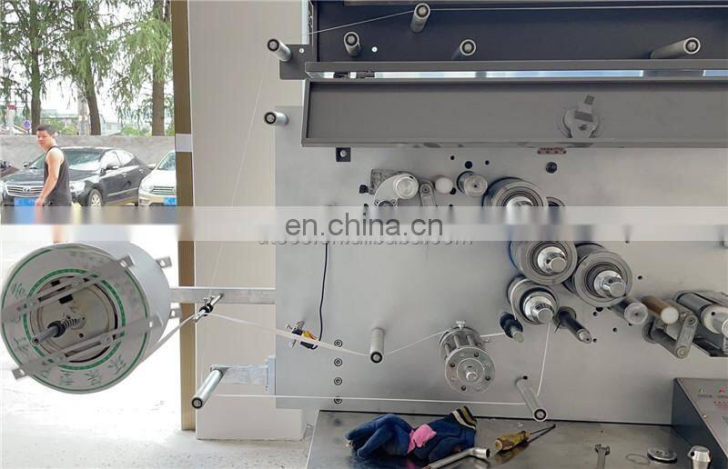 UGS1002 2 Color Automatic PP Strap Printing Machine, PET packing belt band flexo offset Printer