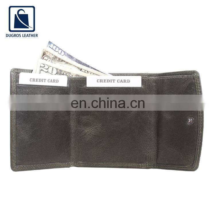 Luxury and Eye Catching Pattern Wholesale Chairman Lining Genuine Leather Wallet for Men