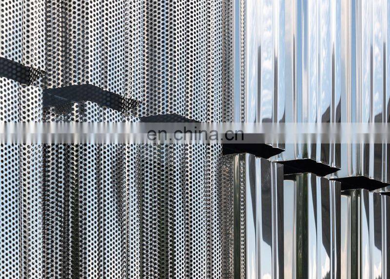 wind dust perforated metal fabrication