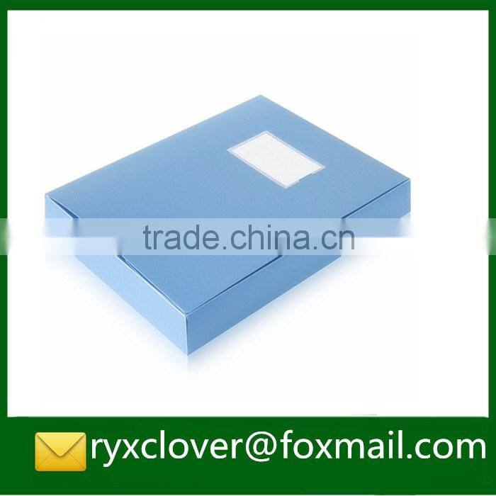 Office stationery plastic velcro box file folder a4 size