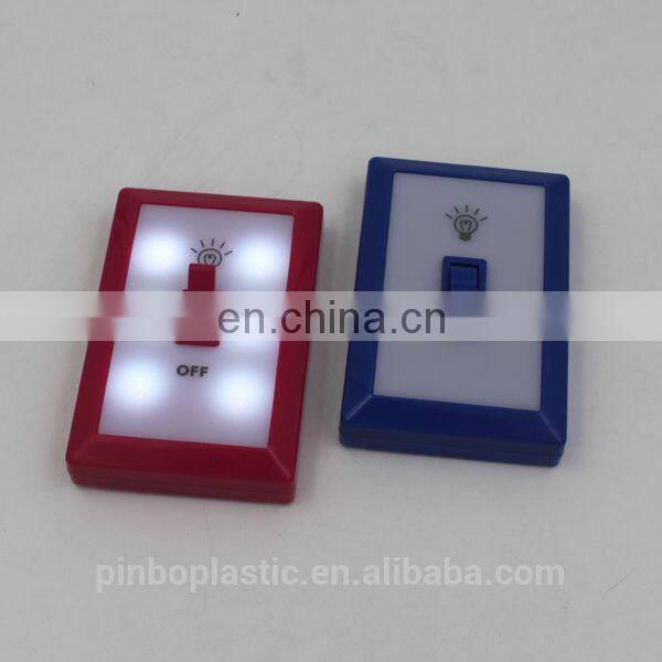 New Switch Shape Kids Room Night Light With Hook&Loop Adhesive Strips