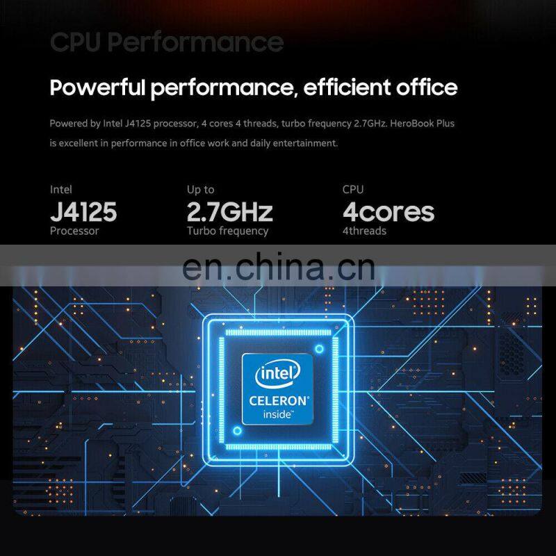 15.6 inch Win 10 CHUWI HeroBook Pro /HeroBook Plus 1920*1080 IPS Screen Dual core 8GB/12GB RAM 256GB SSD Laptop