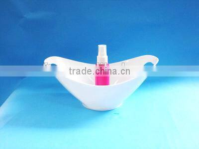 PP material special craft bathtub container,plastic wooden effect cosmetic products container