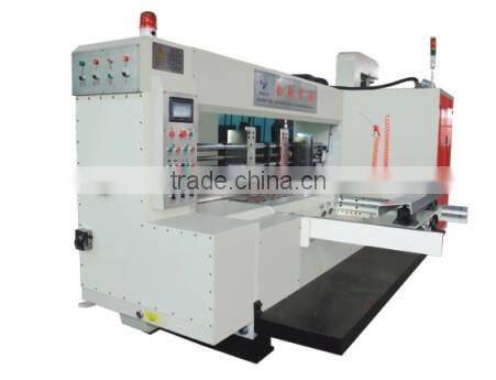 Full flexo high speed printing slotting die cutting machine