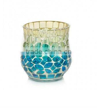 Wildflower Crackle Votive Holder