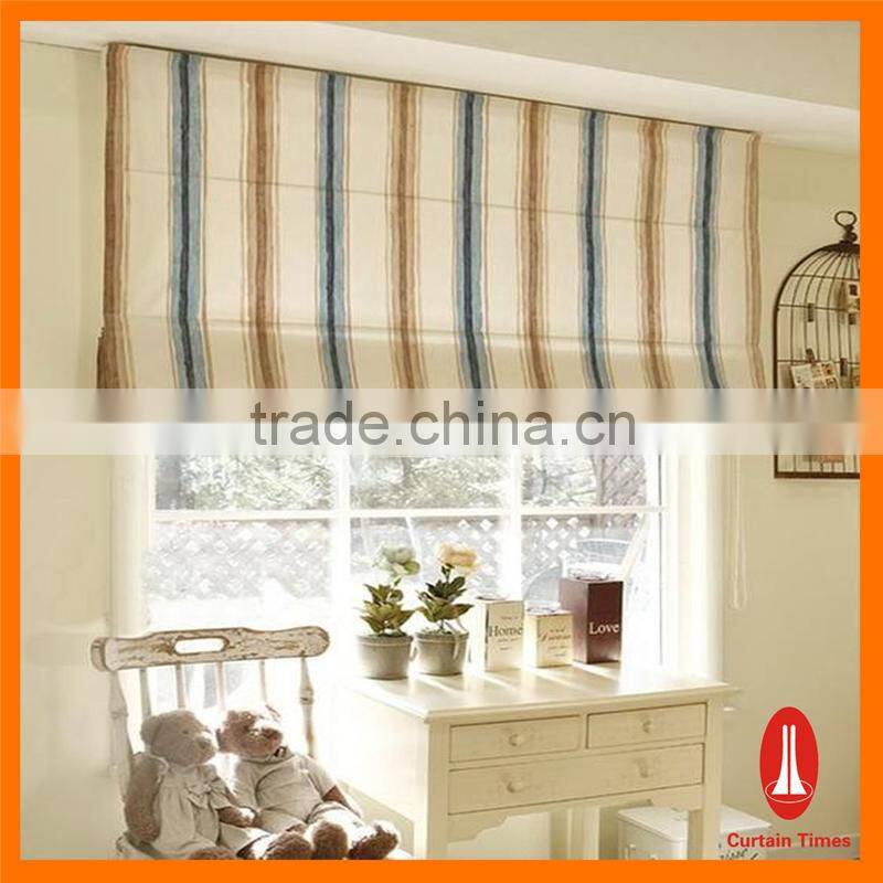 European style roman blinds mechanism/ Motorized operate roman blinds with remote control