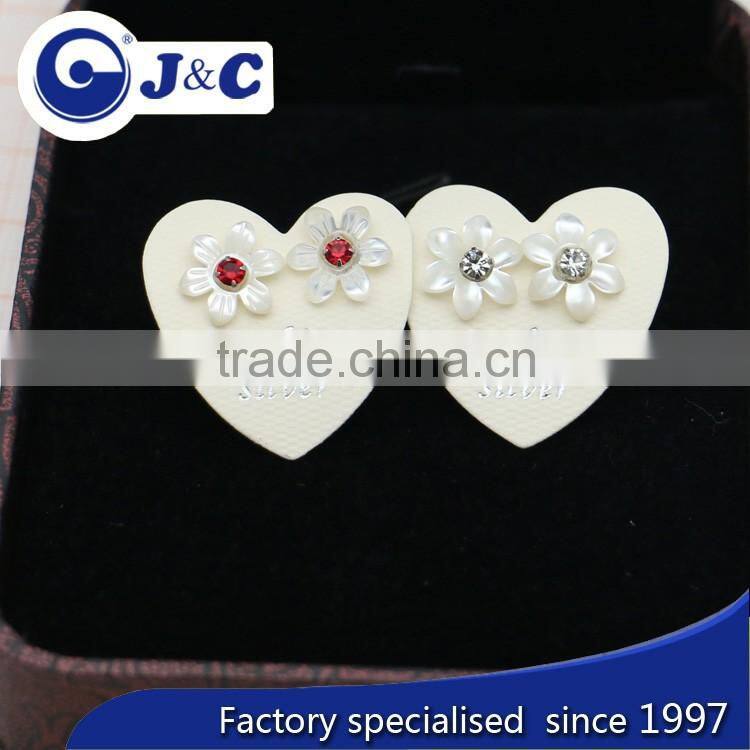 customized natural mother of pearl shell ear-ring clip