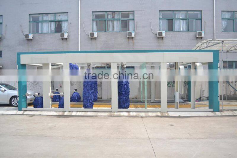 Tunnel Car Wash Equipment 9Brushes PE-T9 40000USD