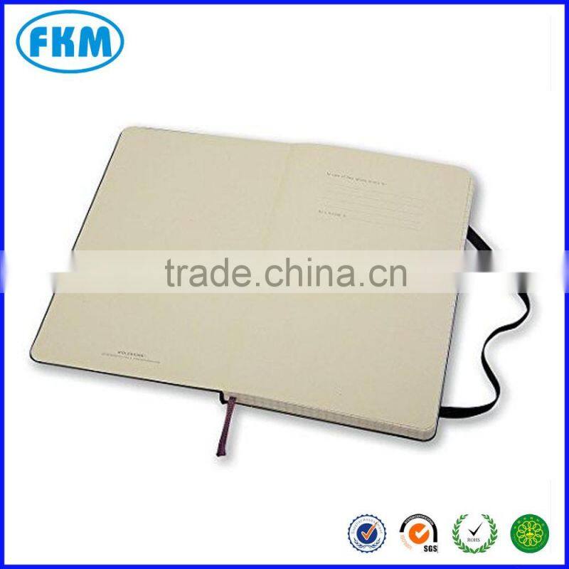 custom design wholesale mole-skine Classic Notebook, Large, Squared, Black, Hard Cover (5 x 8.25)