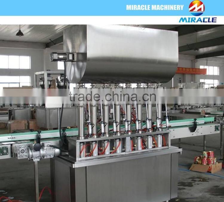 High Filling Accuracy Peanut butter Filling Machine with Plastic and Glass Bottles(+8618503862093)