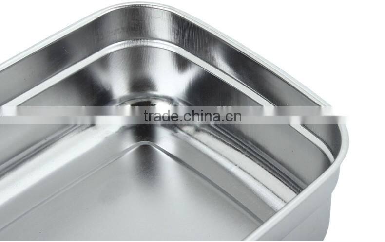 stainless steel food container storage set/ bulk lunch container bento box/ snack container