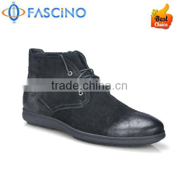 Men soft leather boots