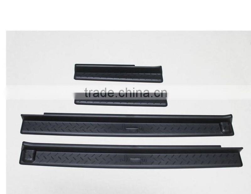 Auto Accessories Parts door sills scuff plate For Jeep Wrangler Jk door sill 4*4 auto accessories