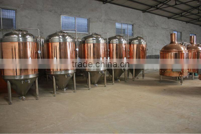 Brewery plants, Red copper bars brewing, Top quality brewery equipment, complete brewing plants and line