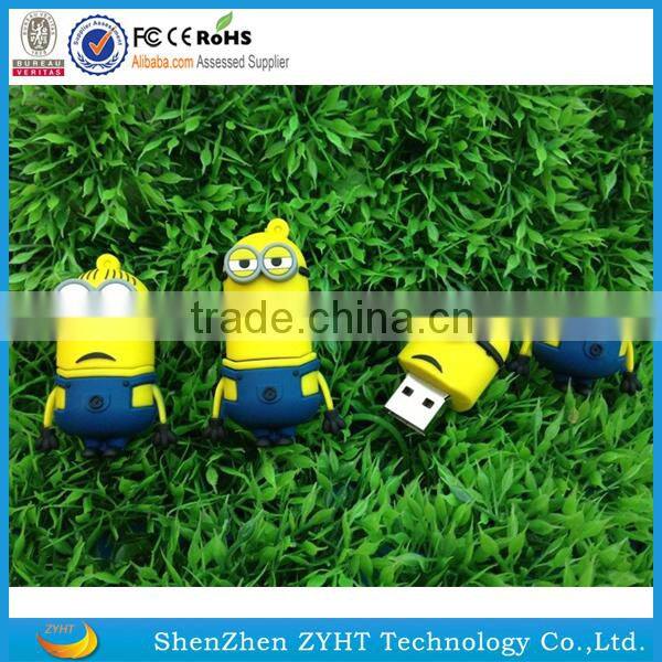 Alibaba cute animal design cartoon USB flash drive for kids