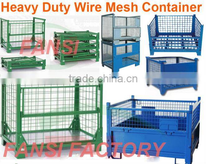 Alibaba supplier galvanized steel cage container
