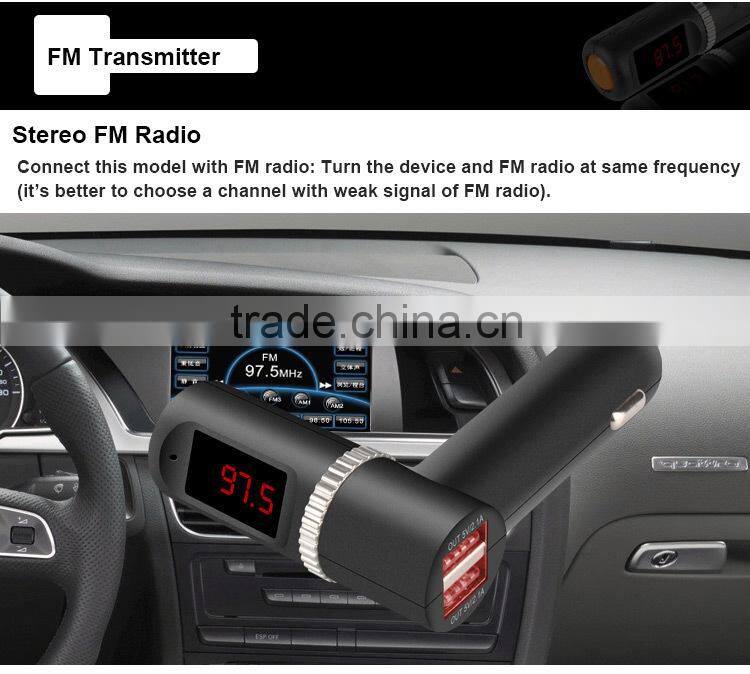Mini Bluetooth FM Radio Broadcast Transmitter fm Car Transmitter Fashion Looks Bluetooth Adapter Cheap