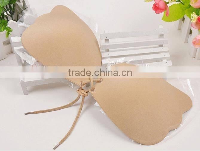 Cute teen lala push up invisible silicone bra
