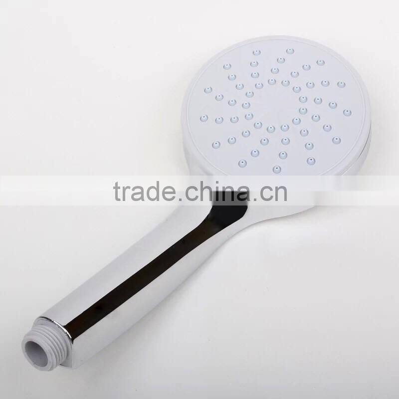 one way surface finishing Chrome Plated ABS hand held shower head