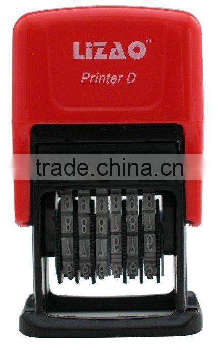 Mini self inking date stamp