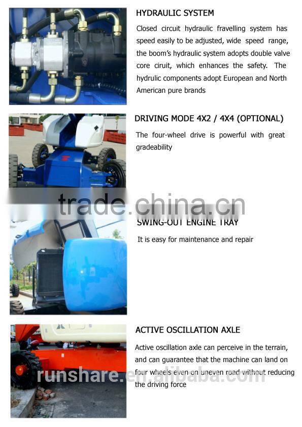 23m electric building platform lift table