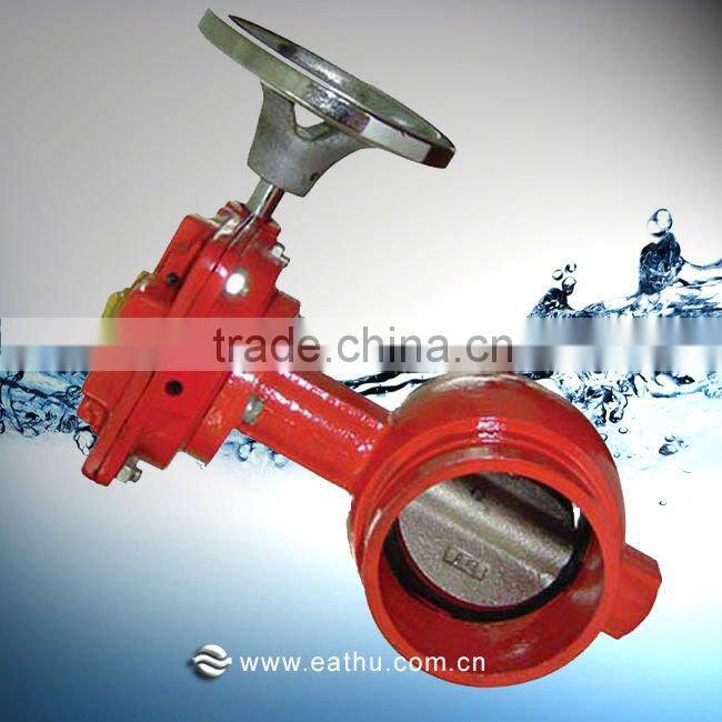 Cast iron resilient seald butterfly valves