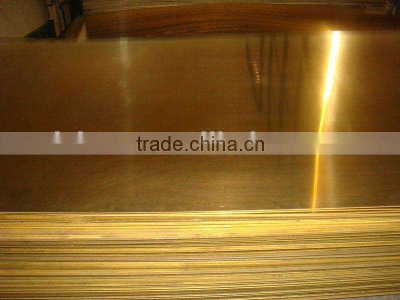 Cu62%Zn38% brass sheet for radiator tank