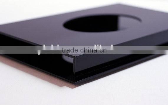 Customized Football display case full size cut out base holds ball 85% UV filtering acrylic memorabilia collectible showcase