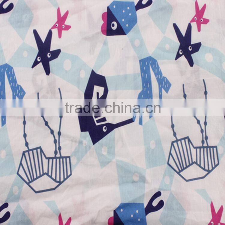 100% cotton fabric china factory production fashion design printing fabric for garments
