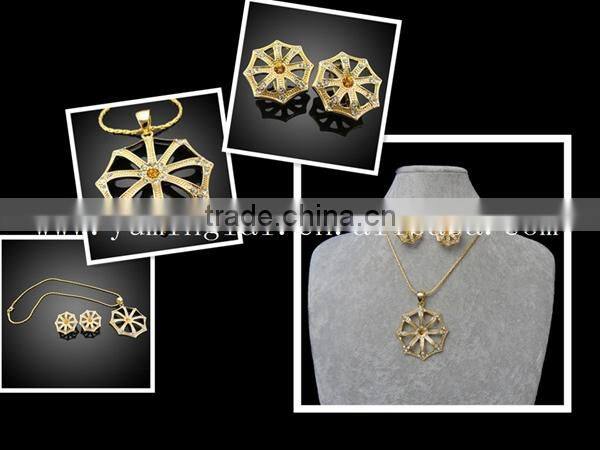 18k women's gold necklace and artificial jewellery earings women earrings