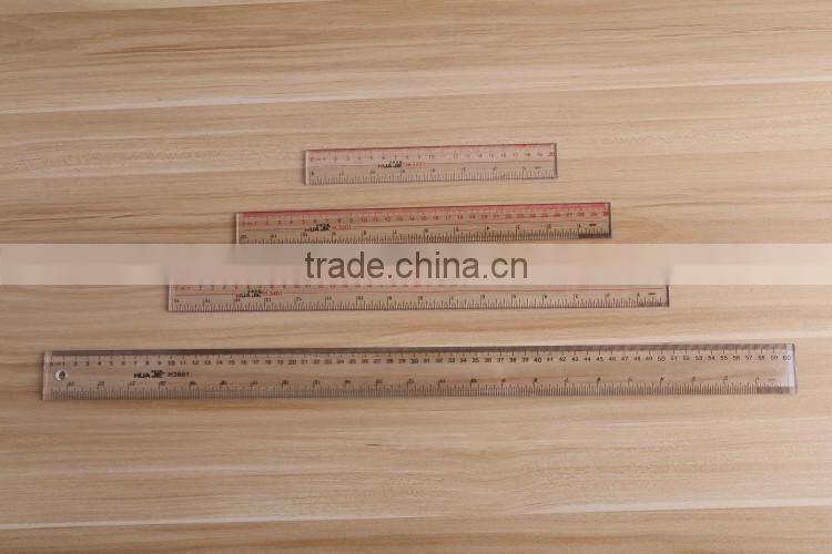 Customized Custom made PS ruler with 30cm scale