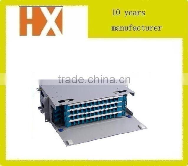 19 inch Rack mounted FC 48 Port fiber optic patch panel