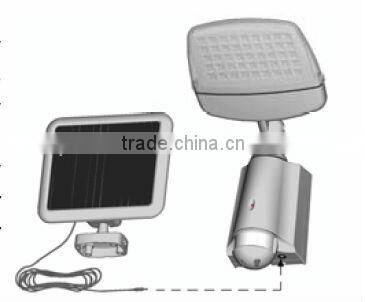 Solar motion sensor security LED light for outdoor Garden light