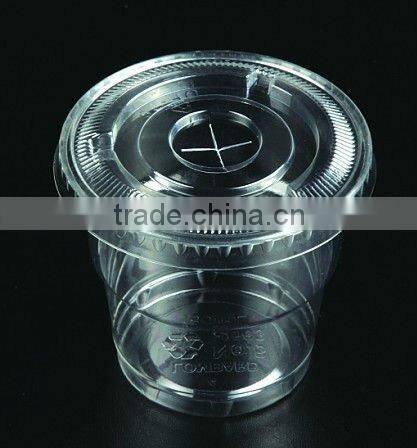 Disposable Clear Plastic PP 5oz, 6oz,7oz Water/Milk/Coffee/Juice Cup with Cover